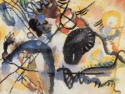 Wassily Kandinsky Fekete Folt painting